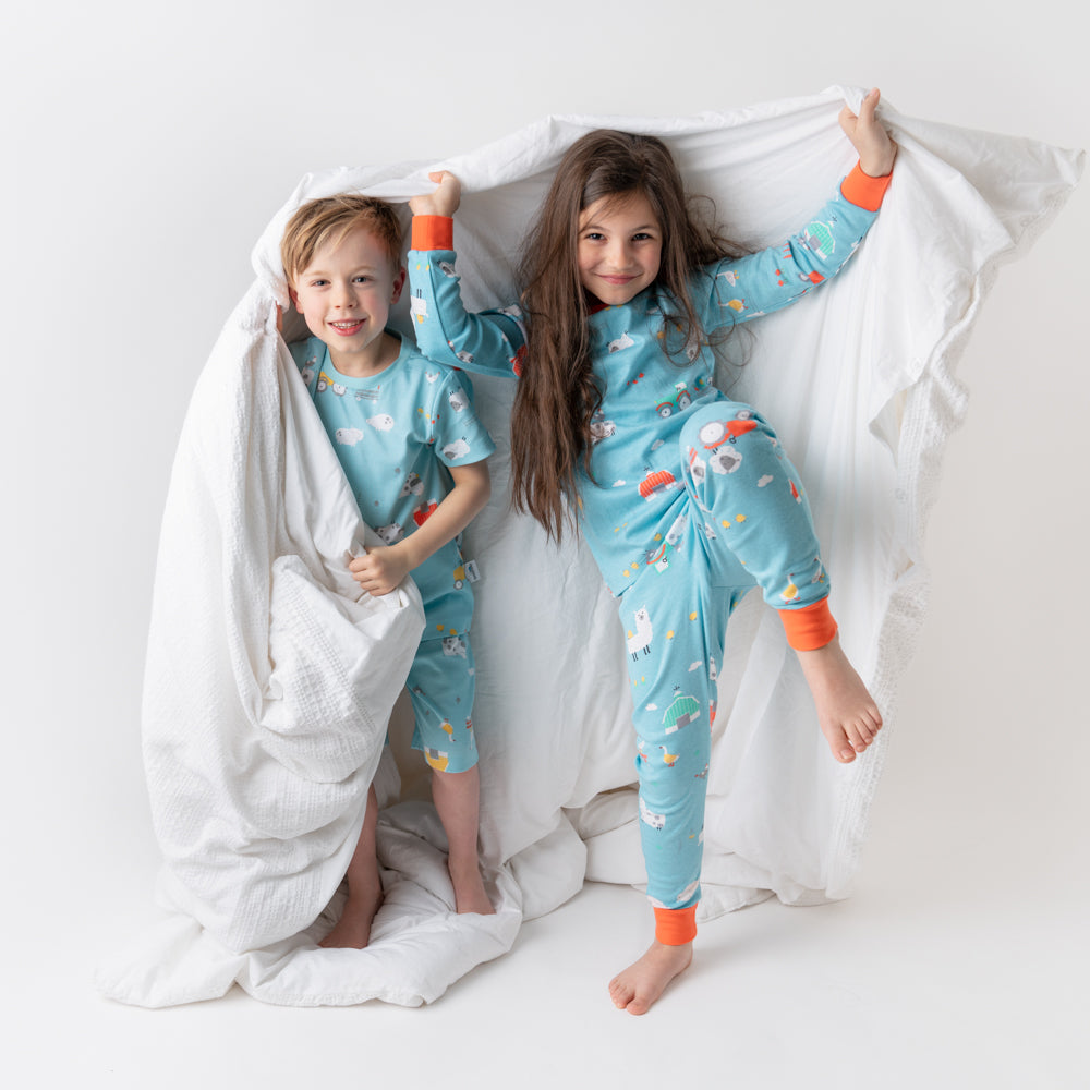 Organic Children's Pyjamas_Farmyard_back_444